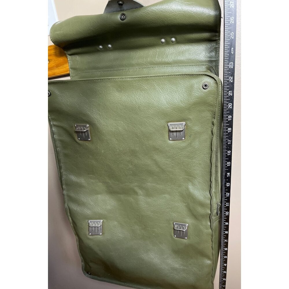 Vtg Swiss Army Military Satchel Bag 3 Ways Foldable 1970s Militaria Equipment - Picture 8 of 15